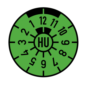 HU-Plakette Grün
